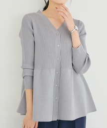 coca（coca）（コカ）の「ペプラムニットチュニックカーディガン（カーディガン/ボレロ）」