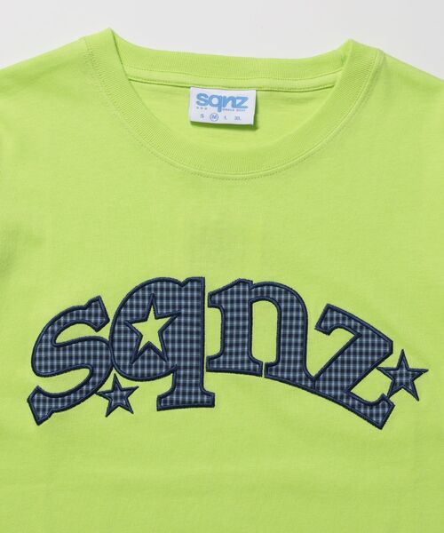 SEQUENZ(シークエンズ)の「※WEB限定 / ワッペン×チェック / スターロゴ半袖Tシャツ / sqnz star logo checkered applique tee(Tシャツ/カットソー・メンズ・ホワイト/ホワイト系その他/ダークネイビー/ブラック/イエロー系その他・SMALL/MEDIUM/LARGE/X-SMALL)」の21枚目の写真