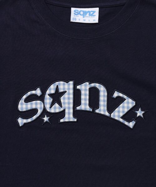 SEQUENZ(シークエンズ)の「※WEB限定 / ワッペン×チェック / スターロゴ半袖Tシャツ / sqnz star logo checkered applique tee(Tシャツ/カットソー・メンズ・ホワイト/ホワイト系その他/ダークネイビー/ブラック/イエロー系その他・SMALL/MEDIUM/LARGE/X-SMALL)」の12枚目の写真