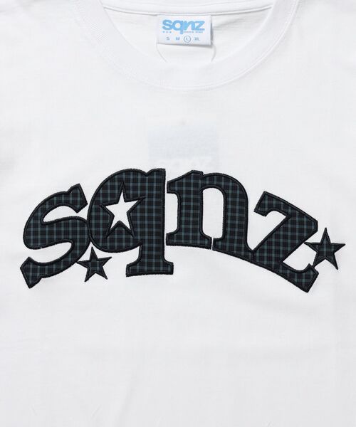 SEQUENZ(シークエンズ)の「※WEB限定 / ワッペン×チェック / スターロゴ半袖Tシャツ / sqnz star logo checkered applique tee(Tシャツ/カットソー・メンズ・ホワイト/ホワイト系その他/ダークネイビー/ブラック/イエロー系その他・SMALL/MEDIUM/LARGE/X-SMALL)」の15枚目の写真