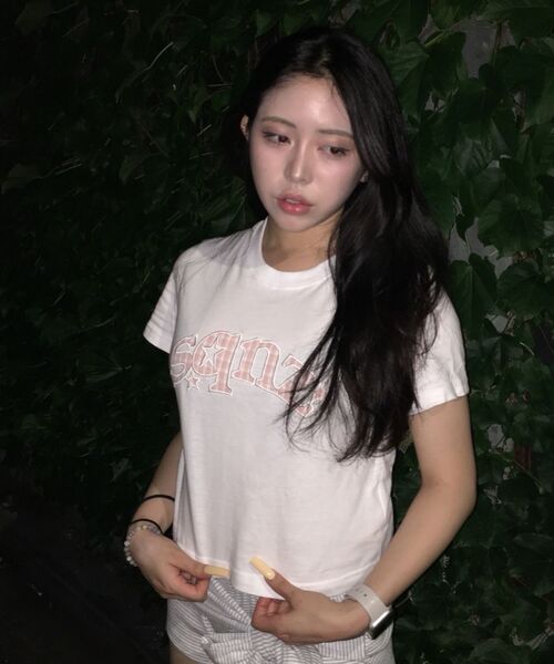 SEQUENZ(シークエンズ)の「※WEB限定 / ワッペン×チェック / スターロゴ半袖Tシャツ / sqnz star logo checkered applique tee(Tシャツ/カットソー・メンズ・ホワイト/ホワイト系その他/ダークネイビー/ブラック/イエロー系その他・SMALL/MEDIUM/LARGE/X-SMALL)」の10枚目の写真