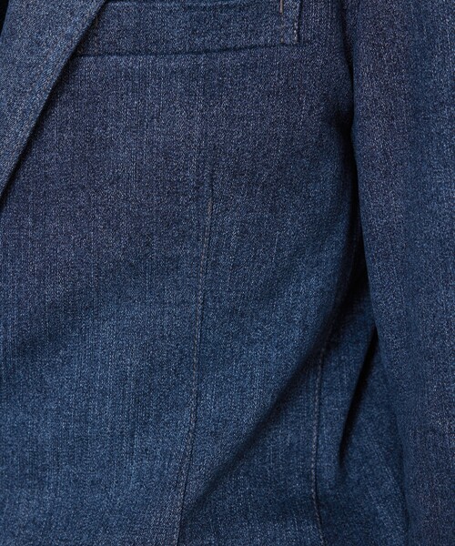 5351 POUR LES HOMMES（ゴーサンゴーイチプールオム）の「【セットアップ対応】ピークドラペル デニム ジャケット（テーラードジャケット・メンズ・インディゴブルー/ブラック・44/46/48/50）」の14枚目の写真