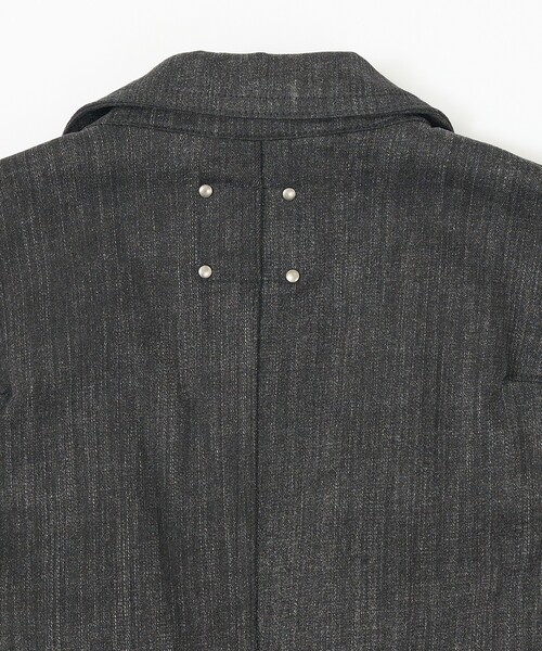 5351 POUR LES HOMMES（ゴーサンゴーイチプールオム）の「【セットアップ対応】ピークドラペル デニム ジャケット（テーラードジャケット・メンズ・インディゴブルー/ブラック・44/46/48/50）」の19枚目の写真