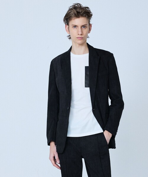 5351 POUR LES HOMMES（ゴーサンゴーイチプールオム）の「【セットアップ対応】ピークドラペル デニム ジャケット（テーラードジャケット・メンズ・インディゴブルー/ブラック・44/46/48/50）」の21枚目の写真