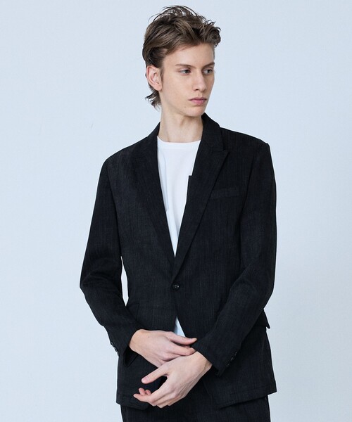5351 POUR LES HOMMES(ゴーサンゴーイチプールオム)の「【セットアップ対応】ピークドラペル デニム ジャケット(テーラードジャケット・メンズ・インディゴブルー/ブラック・44/46/48/50)」の6枚目の写真
