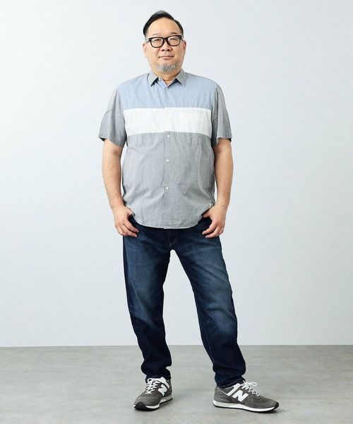 EDWIN（エドウィン）の「【大きいサイズ】ジャージーズ テーパードパンツ【スタンダードモデル】（デニムパンツ・メンズ・ブラック系その他/ブルー/ブルー系その他/インディゴブルー/ダークインディゴブルー・36/38/42/44/46/48/50/40）」の5枚目の写真