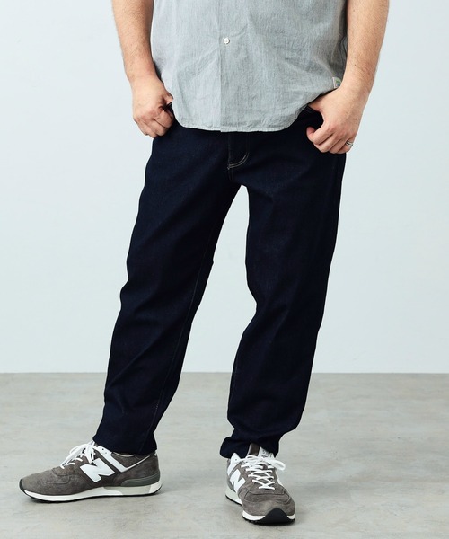 EDWIN（エドウィン）の「【大きいサイズ】ジャージーズ テーパードパンツ【スタンダードモデル】（デニムパンツ・メンズ・ブラック系その他/ブルー/ブルー系その他/インディゴブルー/ダークインディゴブルー・36/38/42/44/46/48/50/40）」の6枚目の写真
