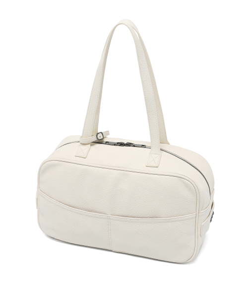 OPUS 0012(オーパス0012)の「Op. 10 MORPH LEATHER BOWLING BAG IVORY(ショルダーバッグ・レディース・その他・FREE)」の2枚目の写真