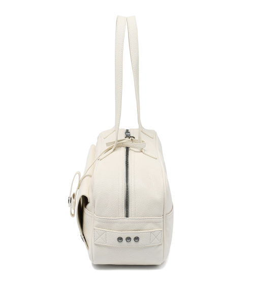 OPUS 0012(オーパス0012)の「Op. 10 MORPH LEATHER BOWLING BAG IVORY(ショルダーバッグ・レディース・その他・FREE)」の3枚目の写真