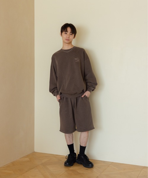 Remember.（リメンバー）の「吹き出し刺繍ロゴスウェット / Speech Bubble Logo Embroidery Sweat（スウェット・メンズ・ネイビー/ブラウン/ライトグレー/ブラック・LARGE/MEDIUM）」の21枚目の写真