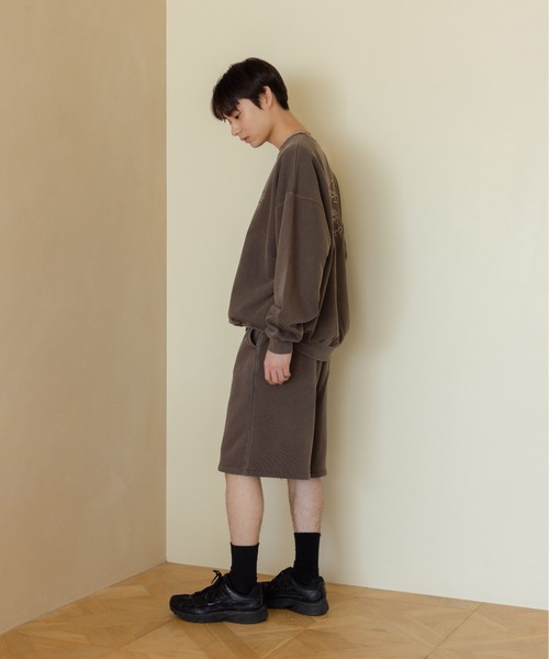 Remember.（リメンバー）の「吹き出し刺繍ロゴスウェット / Speech Bubble Logo Embroidery Sweat（スウェット・メンズ・ネイビー/ブラウン/ライトグレー/ブラック・LARGE/MEDIUM）」の22枚目の写真