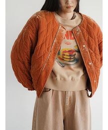 FIKA.（フィーカ）の「Velvet quilting short blouson（その他アウター）」