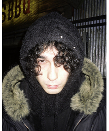 MWOONG（ムン）の「Stud teddy balaclava HD（ニットキャップ/ビーニー）」