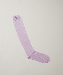MARCOMONDE（マルコモンド）の「MARCOMONDE/sheer ribbed high socks（ソックス/靴下）」