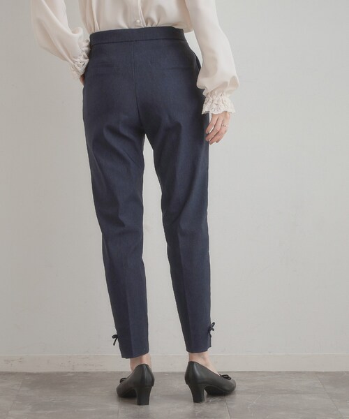 couture brooch（クチュールブローチ）の「リボンハイパーストレッチパンツ（その他パンツ・レディース・ブラック/ネイビー/ブラック系1・40/38/42/36）」の13枚目の写真