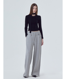 ETMON（エトモン）の「Snap Sweat Pants, Melange Grey（スウェットパンツ）」