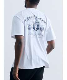 AIRIT（アイリット）の「ヨットラッシュガードコンバインTシャツAM1189 WH（Tシャツ/カットソー）」