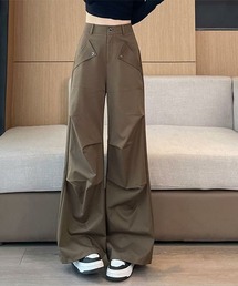 立体タックデザイン カーゴパンツ