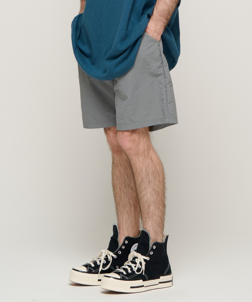 CARGOBROS（カーゴブロス）の「ポイントラベルロゴワッシャーショートパンツ（グレー）（その他パンツ・メンズ・その他・L/XL）」の3枚目の写真