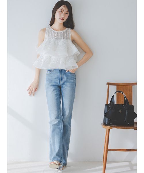 SNIDEL（スナイデル）の「【SNIDEL/Levi's®】別注デニム(29インチ)（デニムパンツ・レディース・ライトブルー・26/25/24/23）」の2枚目の写真