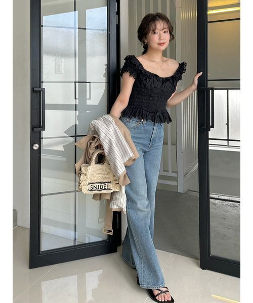 SNIDEL（スナイデル）の「【SNIDEL/Levi's®】別注デニム(29インチ)（デニムパンツ・レディース・ライトブルー・26/25/24/23）」の10枚目の写真