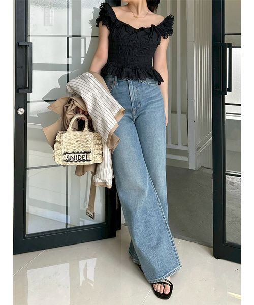 SNIDEL（スナイデル）の「【SNIDEL/Levi's®】別注デニム(29インチ)（デニムパンツ・レディース・ライトブルー・26/25/24/23）」の12枚目の写真