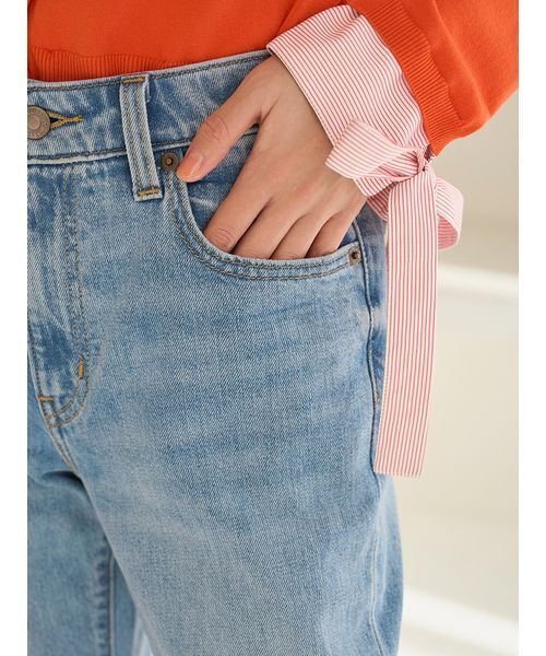 SNIDEL（スナイデル）の「【SNIDEL/Levi's®】別注デニム(29インチ)（デニムパンツ・レディース・ライトブルー・26/25/24/23）」の21枚目の写真