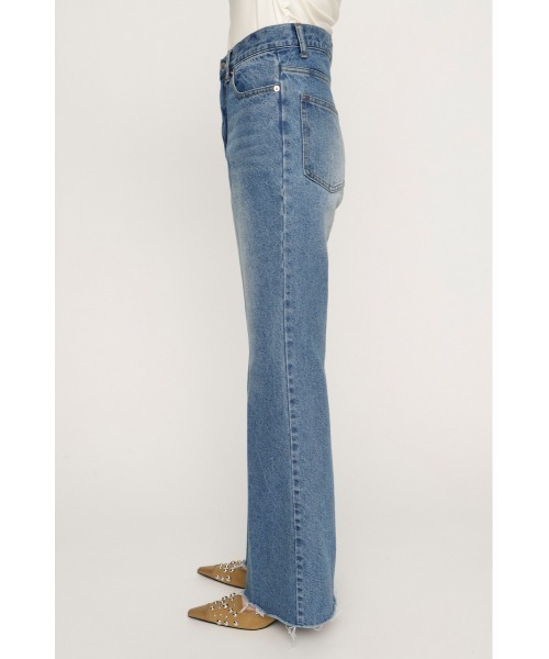 SLY（スライ）の「【2026SS新作】J/W SEMI FLARE DENIM PT ジャストウエストセミフレアデニムパンツ 春服【一部店舗限定アイテム】（デニムパンツ・レディース・ブラック/ブルー・2/1/0）」の16枚目の写真