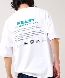 KELTY | 【KELTY×GLOSTER】別注 バックヒストリーロゴT(Tシャツ/カットソー)