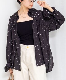 Rie Miller | ウォッシャブルレギュラーカラー2WAYシャツ(シャツ/ブラウス)