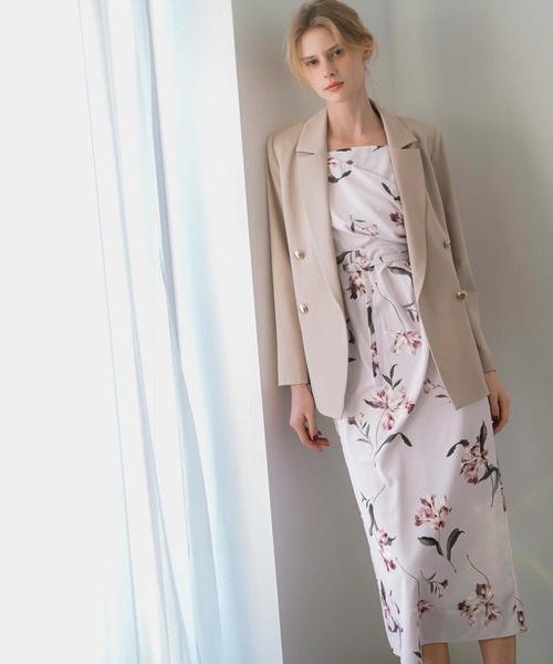 NOELA（ノエラ）の「ペイントフラワーワンピース（ワンピース・レディース・ピンク/イエロー/ブルー・S/M）」の3枚目の写真