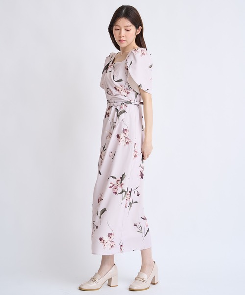 NOELA（ノエラ）の「ペイントフラワーワンピース（ワンピース・レディース・ピンク/イエロー/ブルー・S/M）」の6枚目の写真