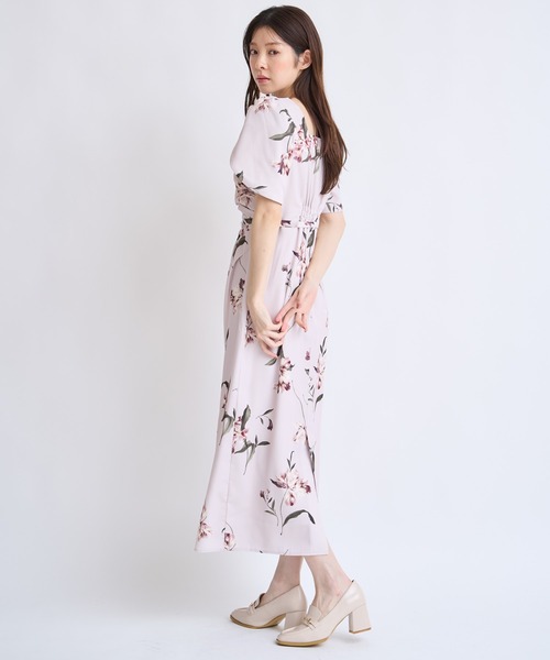 NOELA（ノエラ）の「ペイントフラワーワンピース（ワンピース・レディース・ピンク/イエロー/ブルー・S/M）」の7枚目の写真