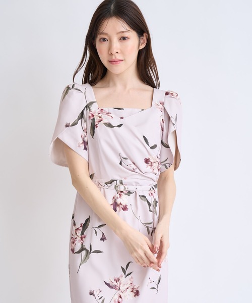 NOELA（ノエラ）の「ペイントフラワーワンピース（ワンピース・レディース・ピンク/イエロー/ブルー・S/M）」の10枚目の写真