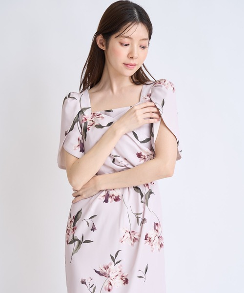 NOELA（ノエラ）の「ペイントフラワーワンピース（ワンピース・レディース・ピンク/イエロー/ブルー・S/M）」の11枚目の写真