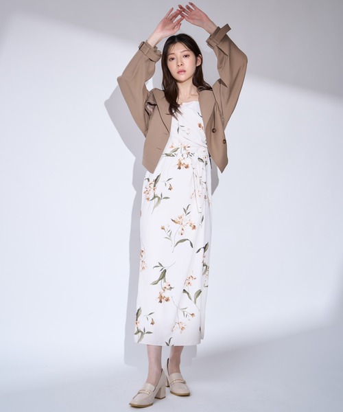 NOELA（ノエラ）の「ペイントフラワーワンピース（ワンピース・レディース・ピンク/イエロー/ブルー・S/M）」の18枚目の写真