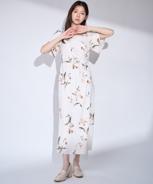 NOELA（ノエラ）の「ペイントフラワーワンピース（ワンピース・レディース・ピンク/イエロー/ブルー・S/M）」の22枚目の写真