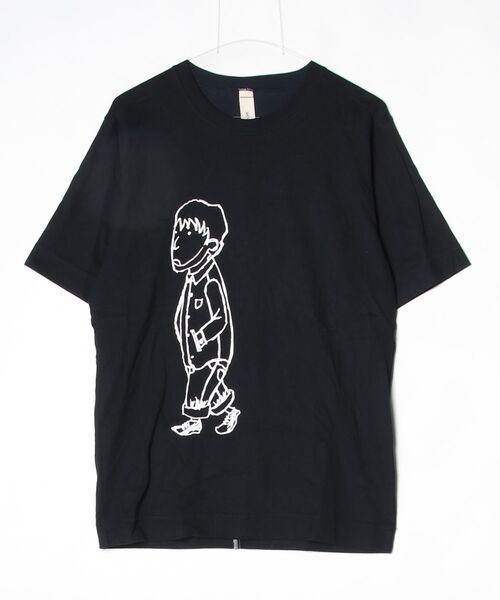 fridge（フリッジ）の「【SHINYAKOZUKA】シンヤコヅカ BOY AND GIRL（Tシャツ/カットソー・メンズ・チャコールグレー/ホワイト/ブラック・MEDIUM/SMALL/X-LARGE/LARGE）」の2枚目の写真