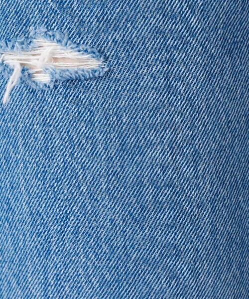 Rouge vif la cle（ルージュヴィフラクレ）の「【157×WOADBLUE】Slit Straight / スリット ストレート デニムパンツ /  ブリーチ / ダメージ【WEB限定】（その他パンツ・レディース・インディゴブルー・25/24/23/26）」の15枚目の写真
