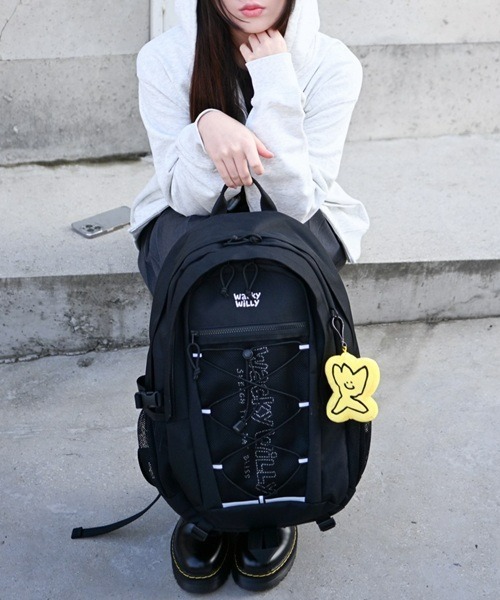 Wacky WiLLy（ワッキーウィリー）の「[26SS] CAVE BACKPACK（バックパック/リュック・メンズ・ブラック/グレー・FREE）」の3枚目の写真