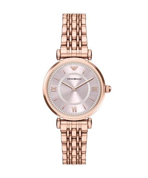 EMPORIO ARMANI(エンポリオアルマーニ)の「エンポリオ・アルマーニ 腕時計 レディース アナログ ステンレス AR11767(アナログ腕時計・レディース・ピンクゴールド・FREE)」の1枚目の写真