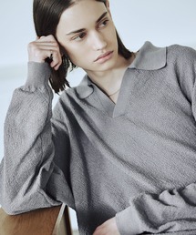 ASTRONOMY（アストロノミー）の「リラクシング シアースキッパーニットポロシャツ（ニット/セーター）」