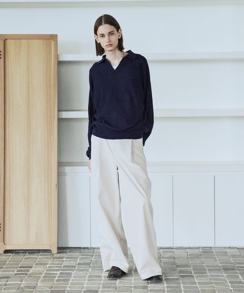 セール】リラクシング シアースキッパーニットポロシャツ（ニット