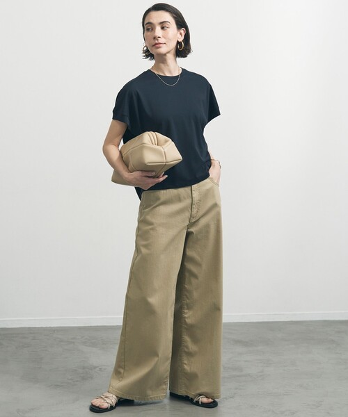 UNFILO（アンフィーロ）の「【野呂佳代さん着用】UNFILO DENIM バギーデニム（デニムパンツ・レディース・スカイブルー系/ベージュ系/ホワイト系・XX-LARGE/X-LARGE）」の7枚目の写真