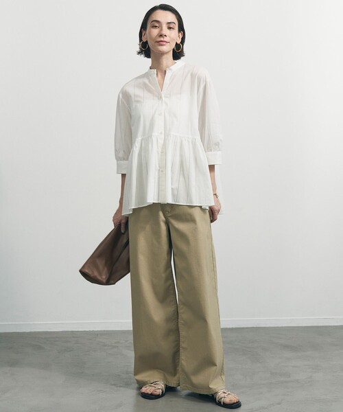 UNFILO(アンフィーロ)の「【野呂佳代さん着用】UNFILO DENIM バギーデニム(デニムパンツ・レディース・スカイブルー系/ベージュ系/ホワイト系・XX-LARGE/X-LARGE)」の5枚目の写真