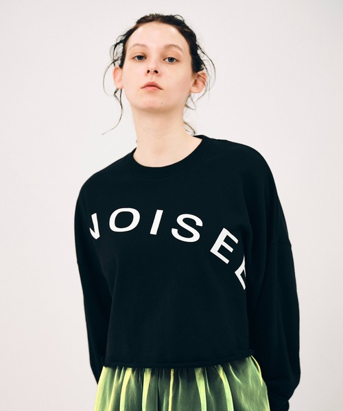 NOISE MAKER（ノイズメーカー）の「オーバーサイズクロップドスウェット（スウェット・レディース・ネイビー・FREE）」の6枚目の写真