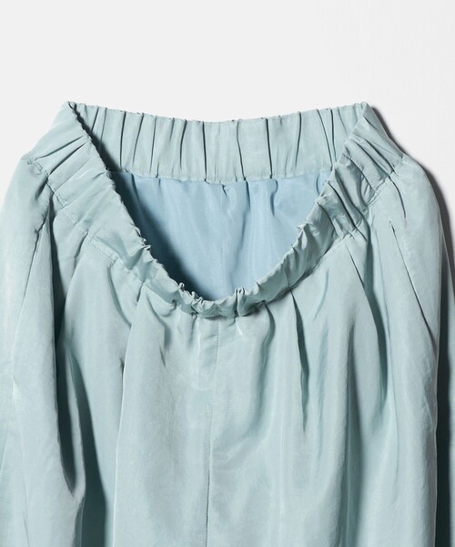 EMMEL REFINES（エメルリファインズ）の「＜EMMEL REFINES＞EM ライトサテン イージーパンツ（その他パンツ・レディース・ライトブルー/ダークブラウン・M/S）」の16枚目の写真