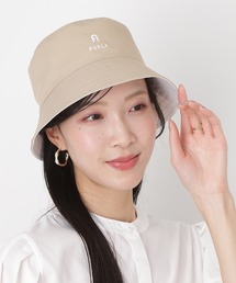FURLA（フルラ）の「リバーシブル UV 洗える ロゴ バケハ（ハット）」