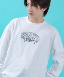 【SIDEWAY STANCE】プリント 長袖 Tシャツ