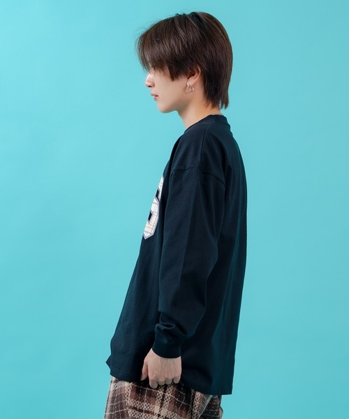 SIDEWAY STANCE(サイドウェイスタンス)の「【SIDEWAY STANCE】プリント 長袖 Tシャツ(Tシャツ/カットソー・メンズ・ブラック/ホワイト系/ホワイト系1/ホワイト系2/ライトグレー系1/ブラック系2/パープル系2/ホワイト/ライトグレー/ライトグレー系/ブラック系1/ブラック系・SMALL/MEDIUM/LARGE/X-LARGE)」の19枚目の写真